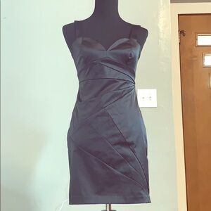 H&M black fitted cocktail dress